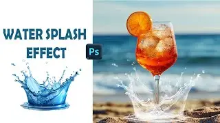 How to Create Realistic Water Splash Effect in Photoshop 💧Step-by-Step Tutorial