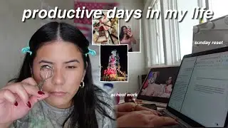 productive days in my life | sunday reset, homework, and productivity