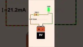 How to Glow an LED with Battery & Resistor | Simple Circuit Explained