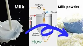 Milk powder.  Tech behind Food Spray drying