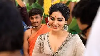 Samyuktha Menon Visuals at Hasya Movies Production No 6 Pooja Ceremony | MS Talkies