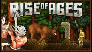 Медведи атакуют выжившего, пора строить базу! &mdash; Игровой процесс Rise of Ages