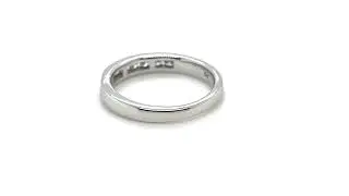 Diamond Channel Half Eternity Ring 0.20ct G/SI 9k White Gold 3.0mm