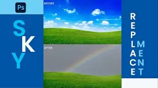 Change any Sky in Photoshop #shorts #photoshop