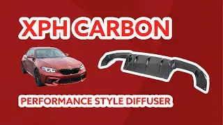 BMW M2 Competition: Peformance Style Diffuser - XPH Carbon