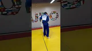 Отработка в стойке с последующим преследованием в партере.