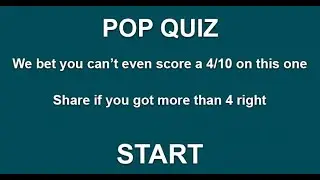Ultimate pop music quiz. Can you answer more than 5 correctly?