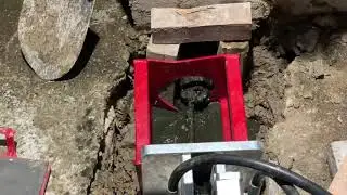Nasty Busted Sewage Pipe Replacement