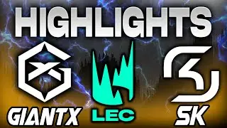 GIANTX VS SK GAMING HIGHLIGHTS LEC 2025 WINTER SEASON JORNADA 1 - LEAGUE OF LEGENDS - ESPAÑOL