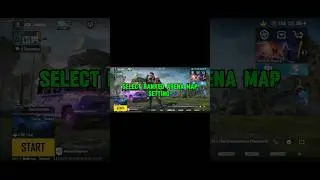 🫴🏽Select Manual Ranked Arena Maps Setting✅#pubgtopsecrettricks #pubgmnextstarprogram #youtubeshorts