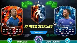 88 FC Versus Fire / Ice Raheem Sterling SBC Completed - Cheap Solution & Tips - FC 24