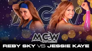 Reby Sky (Rebecca Hardy) vs. Jessie Kaye (WWE Referee, Jessika Carr) {Free Match, Women's Wrestling}