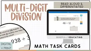 Multi Digit Division Word Problems | Product Preview