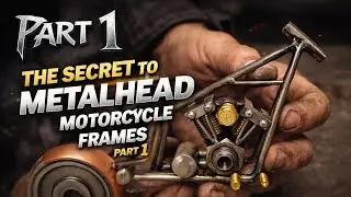 Making a MetalHead Mark Style Scrap Metal Motorcycle Frame Part 1.