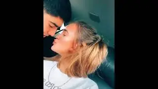 cute couple kissing in car 2021 short video