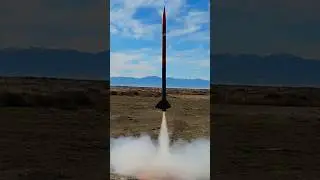 Beyond Visible Limits! Estes Pro Series II Star Orbiter Rocket Launch.#shorts#rocketry