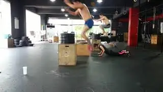 CrossFit ILC Training Log - Burpee box jump