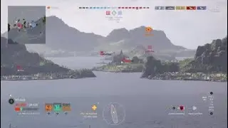World Of Warship Massachusetts + Commander Dispersion Build + KRAKEN