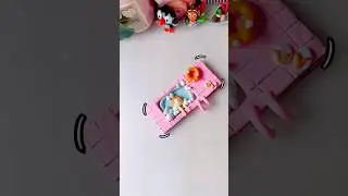 DIY swimming pool with chocobox#art#handmade#clay#claycraft#ytviral#viral#shortsviral#shortvideos