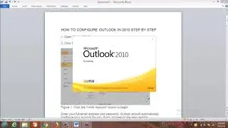 HOW TO CONFIGURE AN EMAIL ACCOUNT IN OUTLOOK 2010 STEP BY STEP