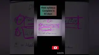 complete NEET syllabus in 65 days challenge DAY-9 #neetstudyroutine #neetstudyplan #biology