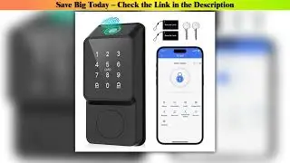Must Buy Smart Lock for Front DoorKeyless Entry Door Lock DeadboltQuick Access with Keypad APP