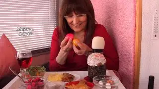 Пасхальный мукбанг. О политике и бессмертии. Ответы на вопросы на канале Марта АСМР