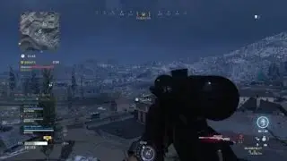 Warzone 535m long distance headshot SP-R 208