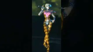 Birds of Prey Harley Quinn skin mod by me | #arkhamcity #mod #skin #birdsofprey #harleyquinn #gaming