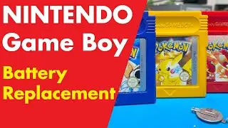 Game Boy Repair: how to replace battery in game boy color cartridge