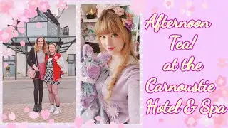 Tea at the Carnoustie Hotel & Spa! ☕️ #afternoontea #scotland #lolitafashion