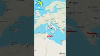 Iran 🇮🇷 To France 🇫🇷 Travel Map route #ytshorts #viralshort #reels