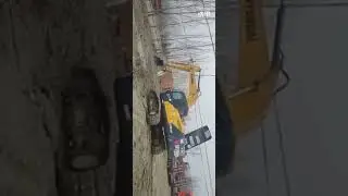 挖泥機：2026-1-15 #excavator #building #automobile #xcavator #railway #train #machine #construction