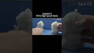 iSANMATE PETG High Speed Matte material testing! 🔬🎨 #3dprinting  #newmaterial  #isanmate