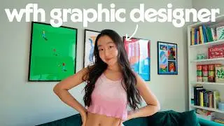 a realistic week in my life as a freelance graphic designer and creator in LA