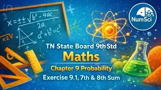 Tn 9th Maths Chapter 9 Probability Exercise 9.1,7th Sum and 8th sum #9thmaths #9thmathschapter9 