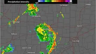 Radar Loop of Severe Storms from June 23, 2019