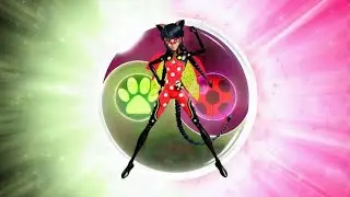 Cosmo Bug Noire As Bug Noire Marinette Dupain-Cheng Transformation 