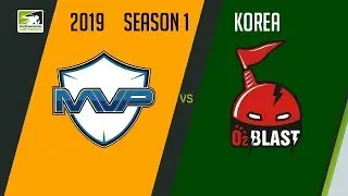 Team MVP vs O2 Blast (Part 1) | OWC 2019 Season 1: Korea