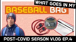 EP.4 What EQUIPMENT goes in my BASEBALL BAG | Baseball Scotland 2021 | Post-Covid Season Vlog