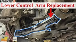How To Remove & Replace 2009 GMC Acadia Right Front Lower Control Arm
