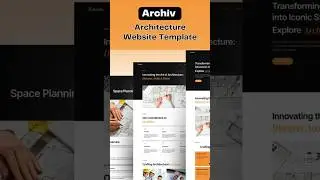 Archiv - Architecture Website Template #shorts #cms #webflow