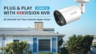 YC2085I-28 4K Bullet Camera | 8MP PoE Security IP Camera | AI Human/Vehicle Detection Surveillance