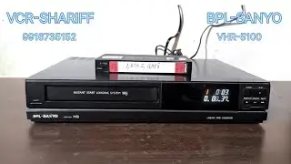 #BPL-SANYO VHR-5100 VIDEO PROBLEM VCR FOR SALE RS-2500 WITH COURIER CONTACT 9916735152