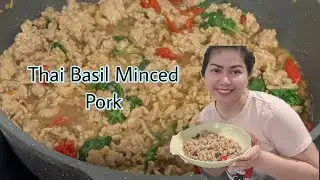 Easy to cook and Simple Ingredients /Thai Basil Minced Pork. 🇦🇺 🇵🇭 #subscribetomychannel 