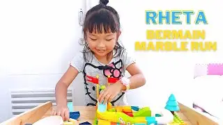 Bermain Marble Run (Forward Balls), Rheta belajar membuat track forward balls sendiri