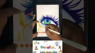 Coloring Eye Art Part 1 #relaxation  #relievestress #adultcoloringart  #arttherapy #antistress #art