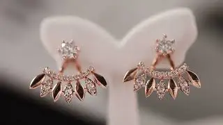 Wear 2 Ways-Simple Stud add Ear Jacket Earrings