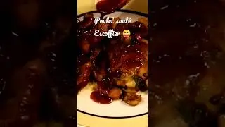 Le fameux Poulet saut&eacute; &agrave; la Bourguignonne d'Escoffier 👍😜