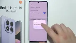 Redmi Note 14 Pro: Turn On/Off Roaming